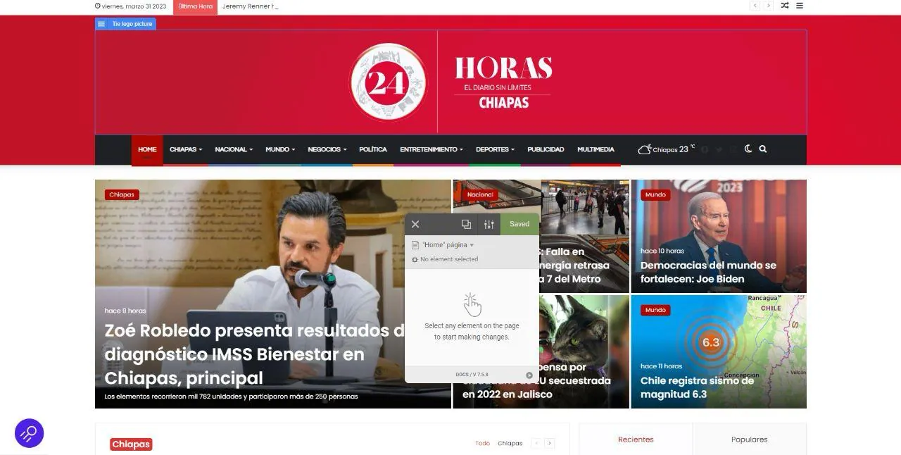 Vista 1 del proyecto 24 Horas