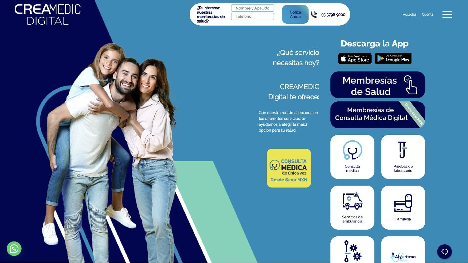 Vista 1 del proyecto Creamedic